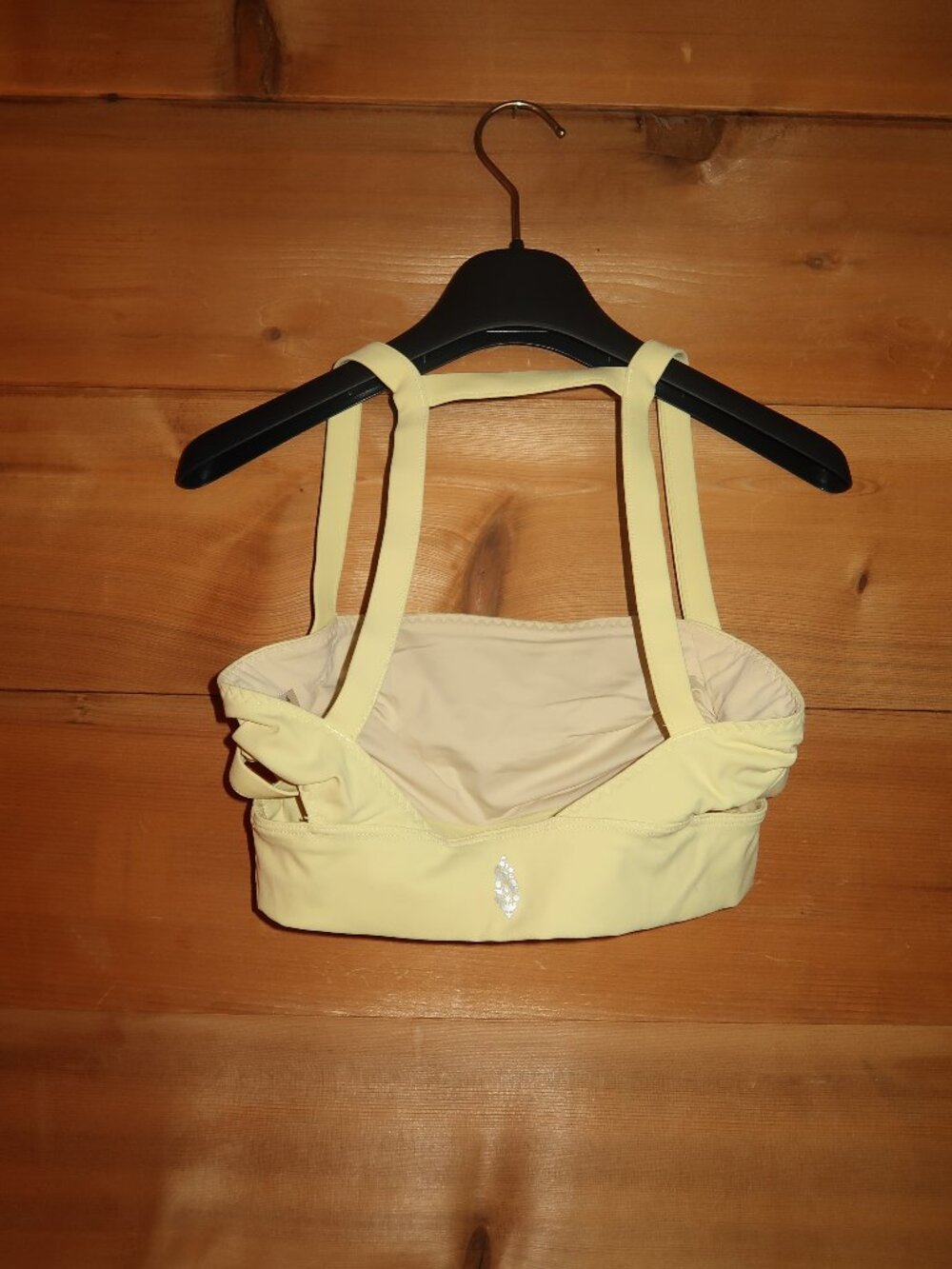 Free People Movement Butter Yellow Sports Bra - Picture 2 of 3